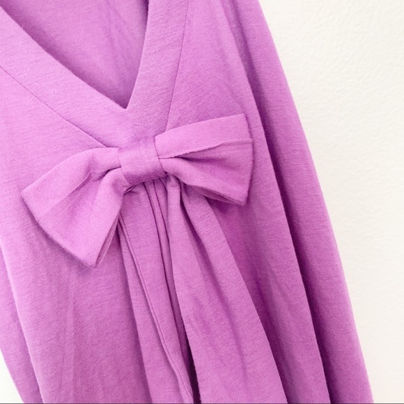 HOT TOPIC SWEET LOVE PURPLE BOW CROP TANK - Picture 3 of 6